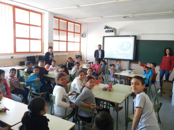 Aqualia inicia un ciclo de charlas educativas en los colegios de la capital almeriense